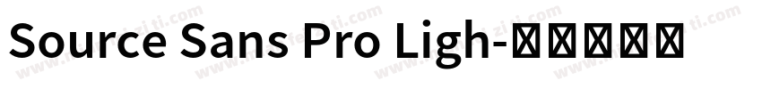 Source Sans Pro Ligh字体转换